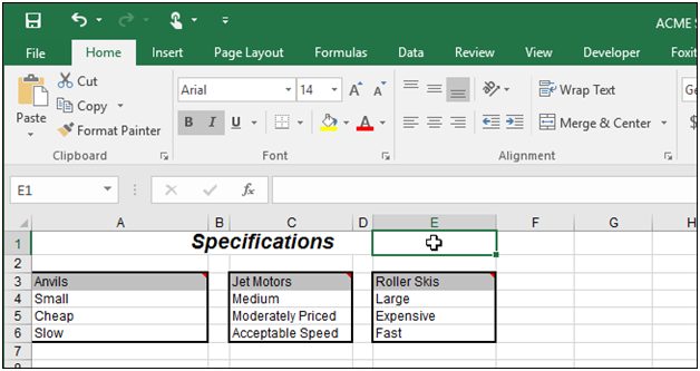 How To Center Text Over Multiple Cells In MS Excel 