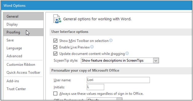 how to create tables in MS Word using keyboard