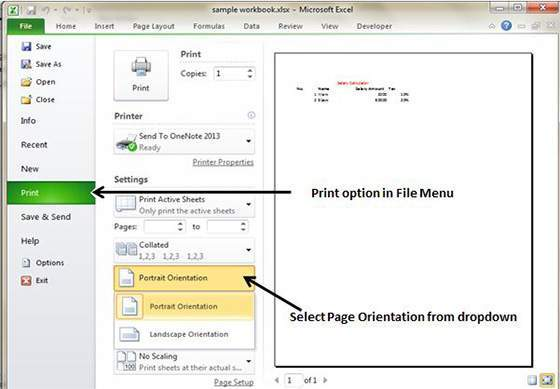 MS Excel Tutorial