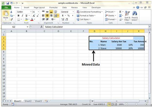 MS Excel Tutorial