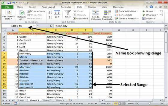 MS Excel tutorial