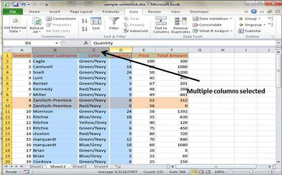 MS Excel tutorial