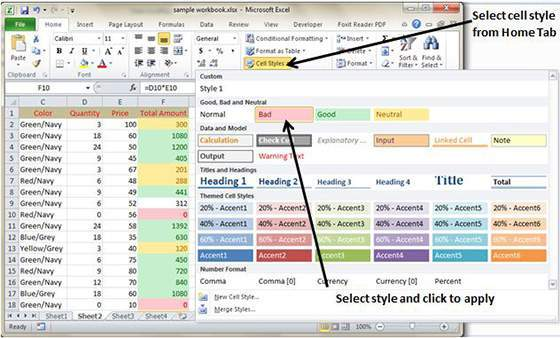 MS Excel tutorial