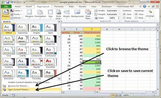 MS Excel tutorial